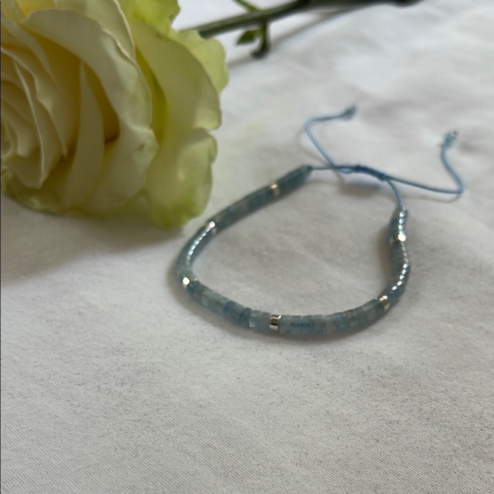 Elegant Blue Beaded Bracelet
